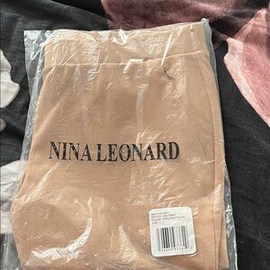 Nina Leonard Beige Trousers